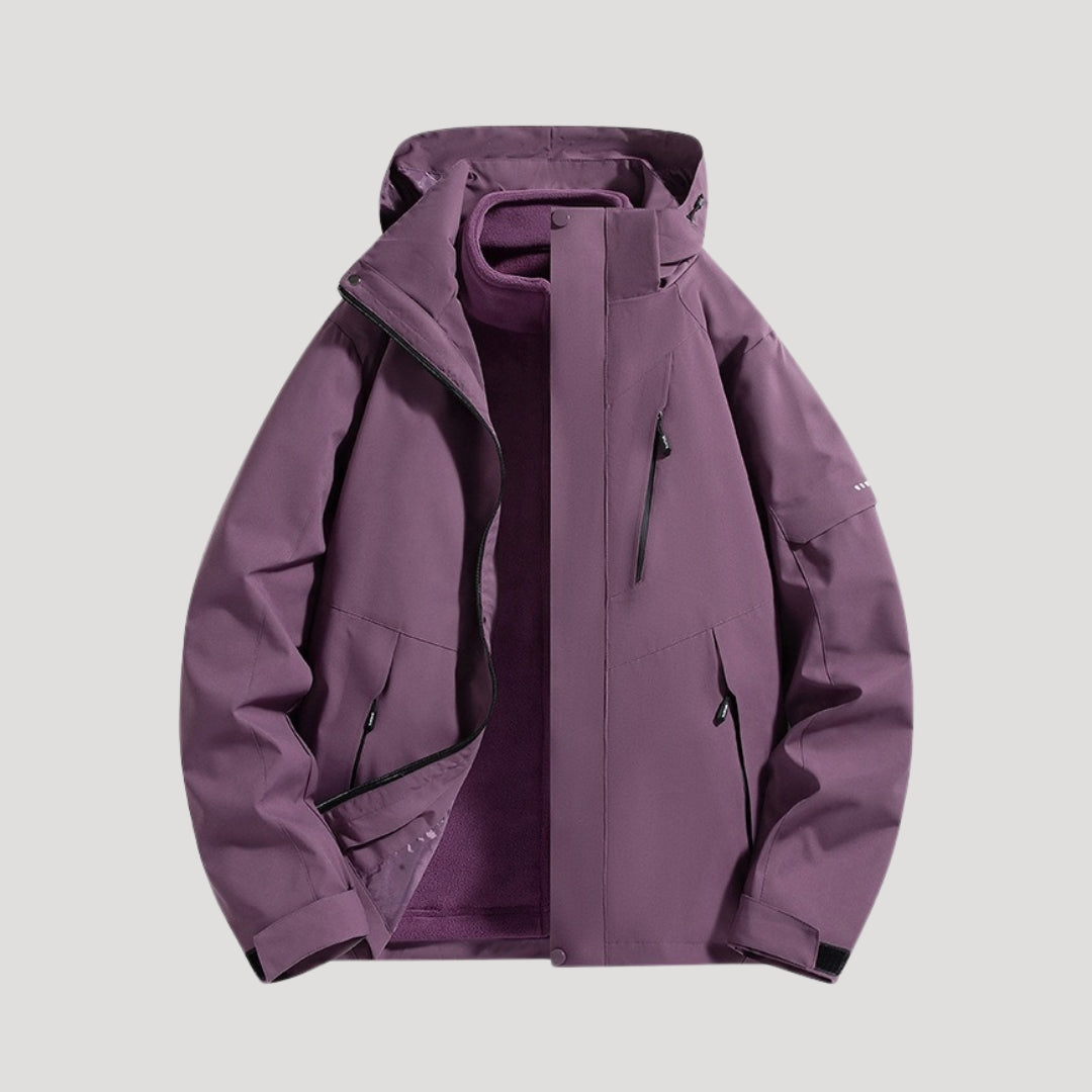 Lillian | Effortless Waterproof Rain Jacket with Softshell Shell