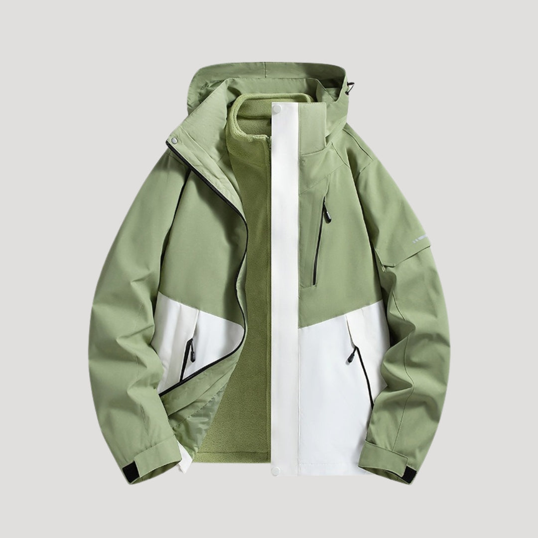 Lillian | Effortless Waterproof Rain Jacket with Softshell Shell