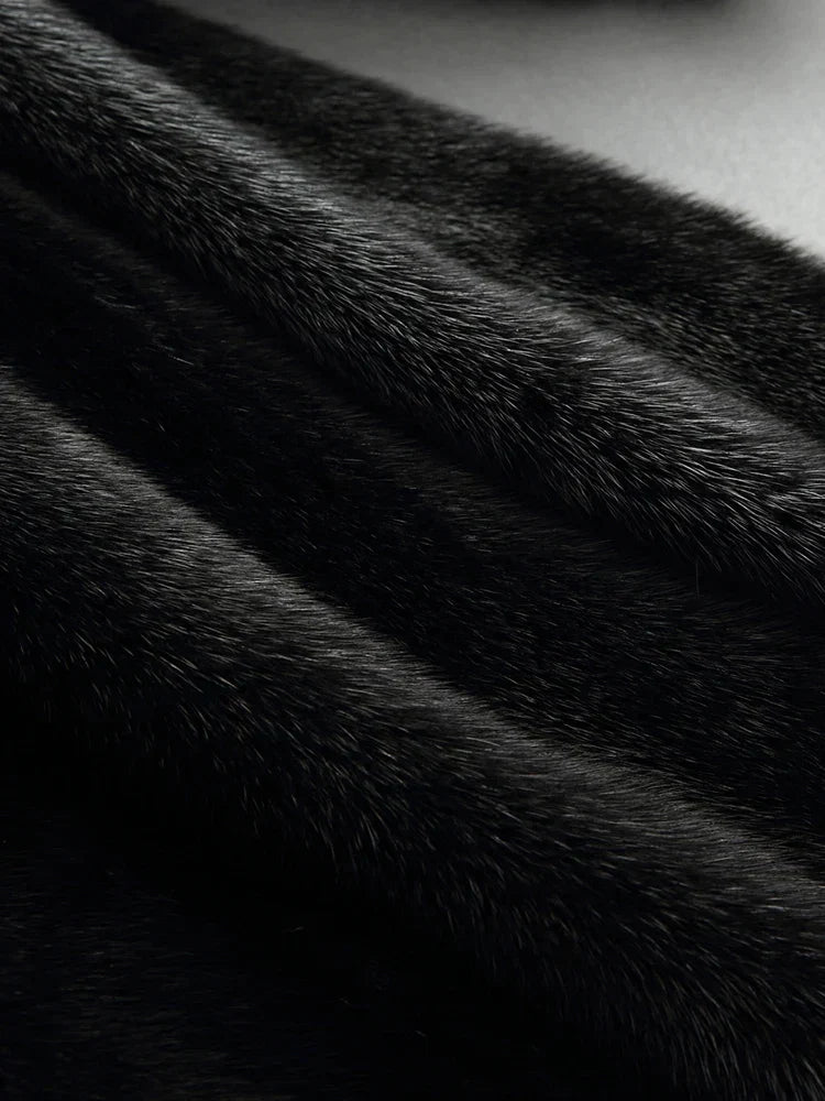 Odessa | Women's Longline Faux Fur Coat - Hooded
