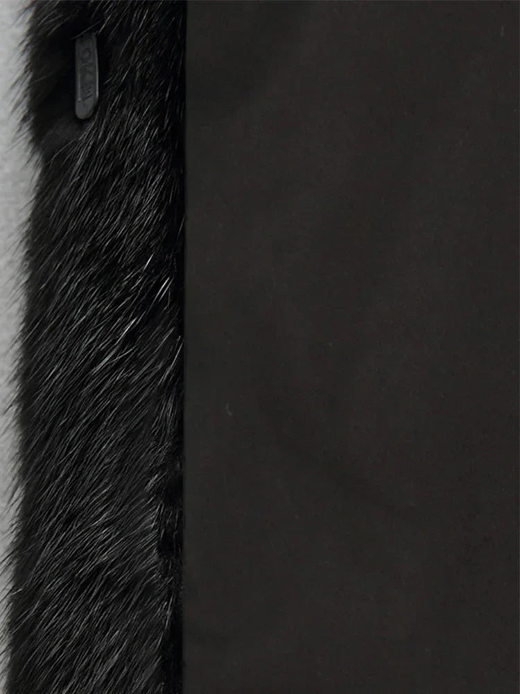 Odessa | Women's Longline Faux Fur Coat - Hooded