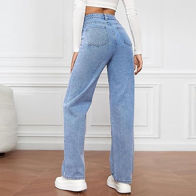 Ottilie | Confident High Waisted Wide Leg Jeans with Five Pockets