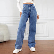 Ottilie | Confident High Waisted Wide Leg Jeans with Five Pockets