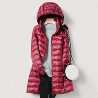Sienna | Effortless Longline Quilted Puffer Jacket with Zip Front