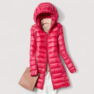 Sienna | Effortless Longline Quilted Puffer Jacket with Zip Front