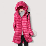 Sienna | Effortless Longline Quilted Puffer Jacket with Zip Front