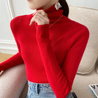 Skai | Slim Cashmere Turtleneck Sweater with Fine Rib