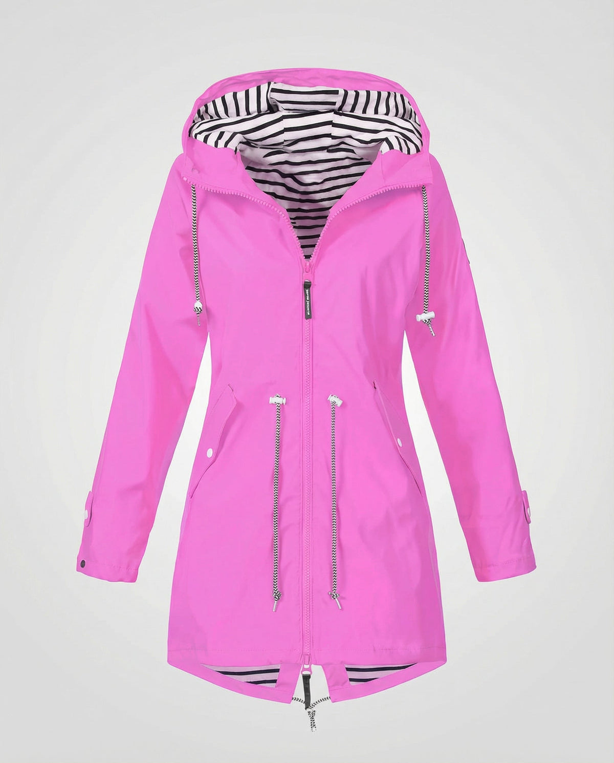 Tilda | Women's Parka Rain Jacket - Hooded Drawcord Waist Waterproof
