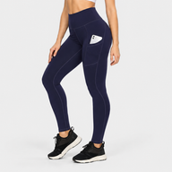 Tracy | Women's High Waisted Fleece Lined Leggings - Thermal Side Pockets