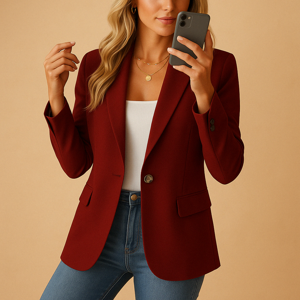 Sabine | Women's Fitted Blazer - Single Button Tailored