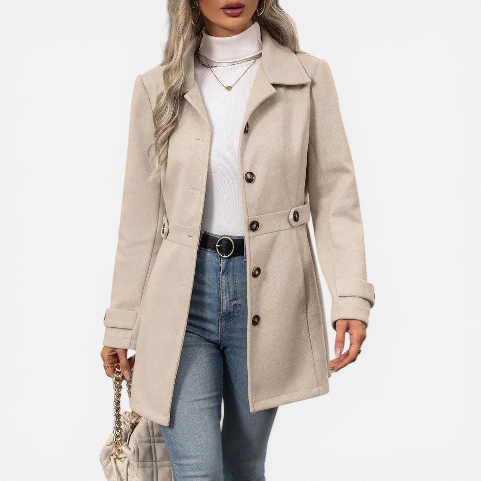 Alba Women's Trench Coat - Beige