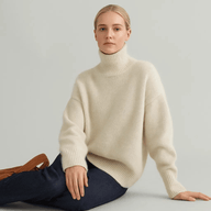 Cerys Women's Cashmere Sweater - Beige
