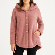 Ingrid Women's Sherpa Hoodie - Pink