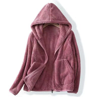 Juniper Women's Sherpa Hoodie - Rose Pink