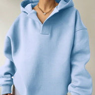 Leonie Women's Oversized Hoodie - Light Blue