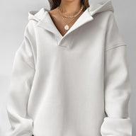 Leonie Women's Oversized Hoodie - White