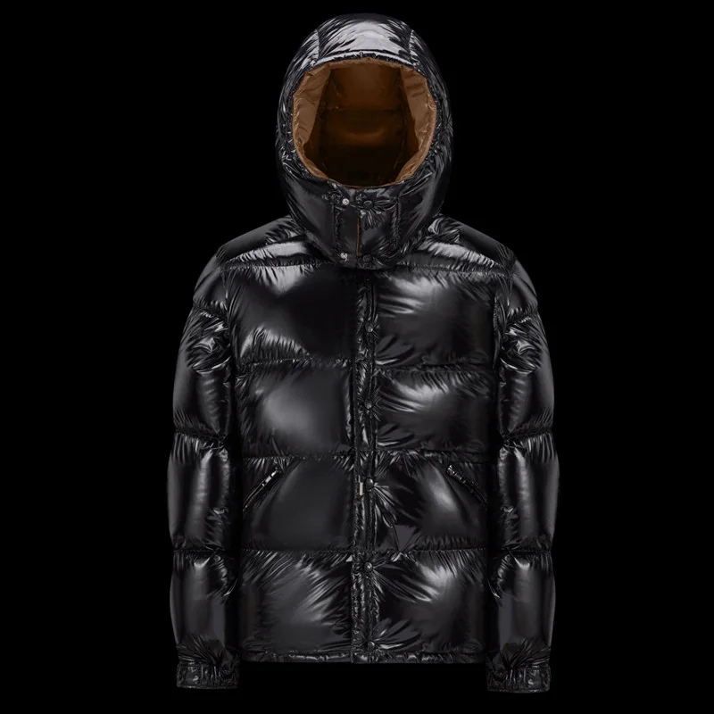 Adam | Men's Quilted Winter Down Puffer Jacket - Hooded Zip Pockets