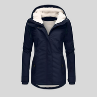 Casey | Women's Long Sherpa Lined Parka Coat - Hooded Waterproof Winter
