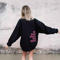 Pearl Women's Oversized Hoodie - Black