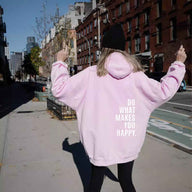 Pearl Women's Oversized Hoodie - Light Pink