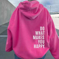 Pearl Women's Oversized Hoodie - Pink-White