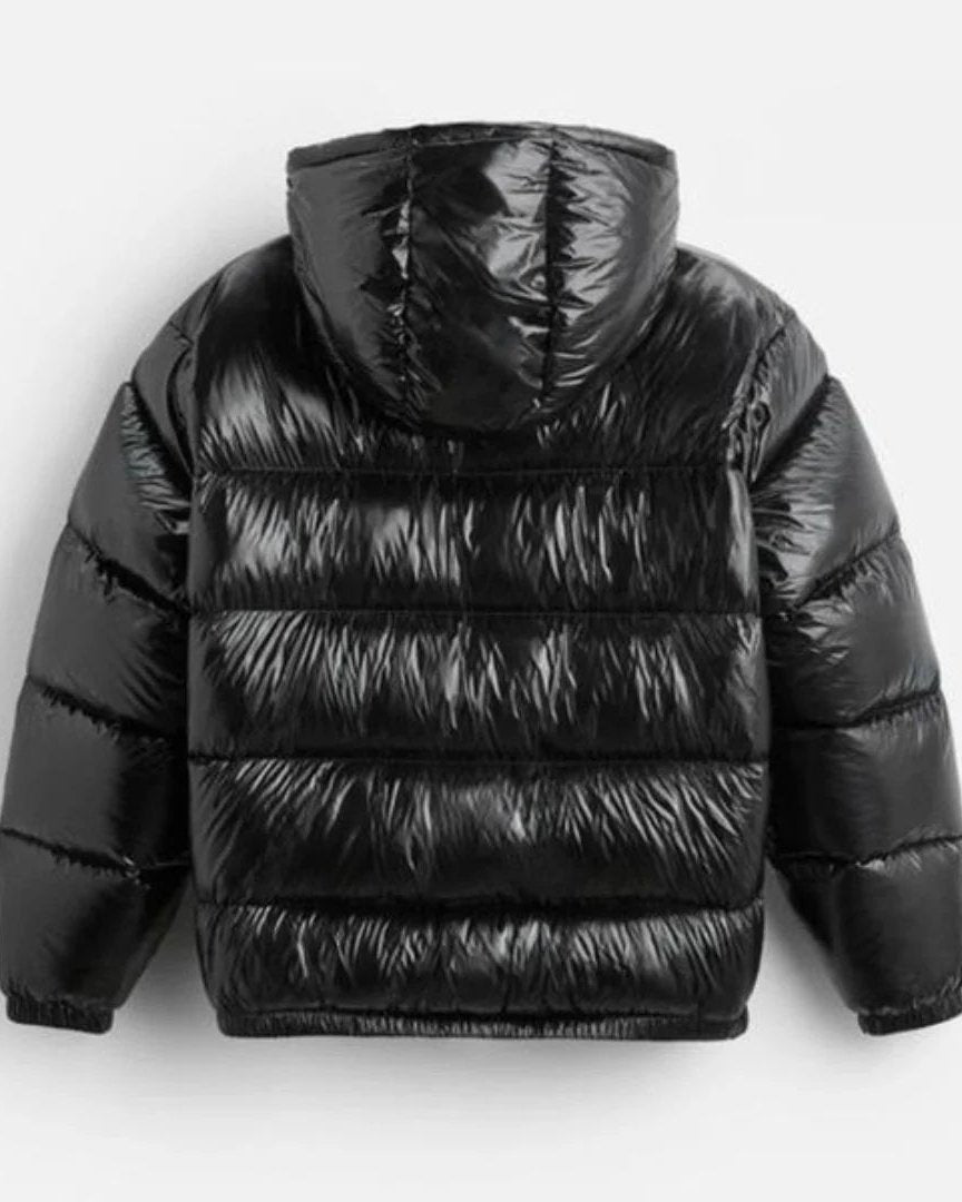 Luke | Men's Winter Down Puffer Jacket - Hooded High Collar Elastic Cuffs