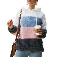 Seren Women's Sherpa Hoodie - Blue