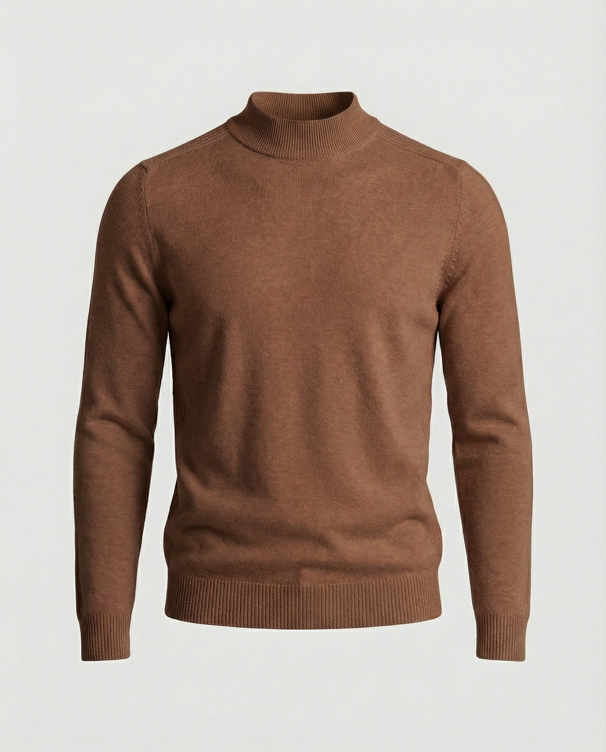 Eric | Men's Merino Wool Turtleneck Sweater - Classic Roll Neck Pullover