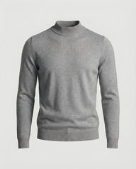 Eric | Men's Merino Wool Turtleneck Sweater - Classic Roll Neck Pullover