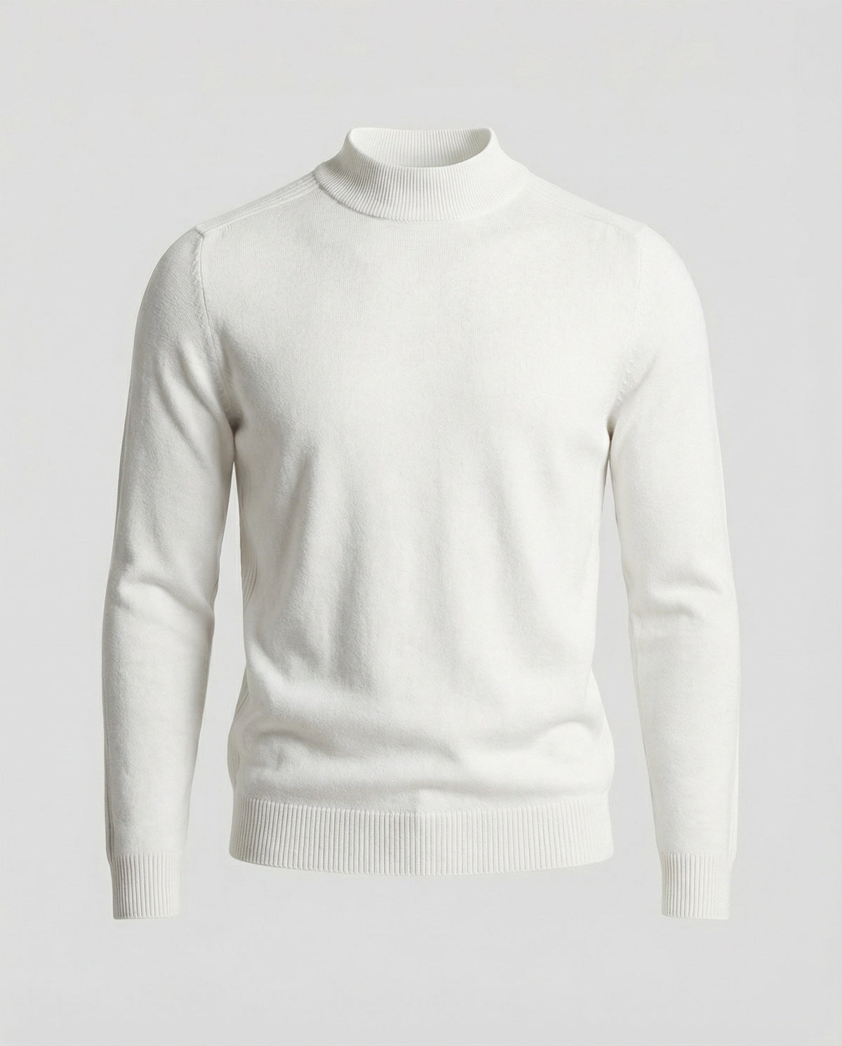 Eric | Men's Merino Wool Turtleneck Sweater - Classic Roll Neck Pullover