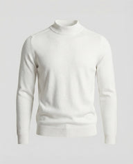 Eric | Men's Merino Wool Turtleneck Sweater - Classic Roll Neck Pullover