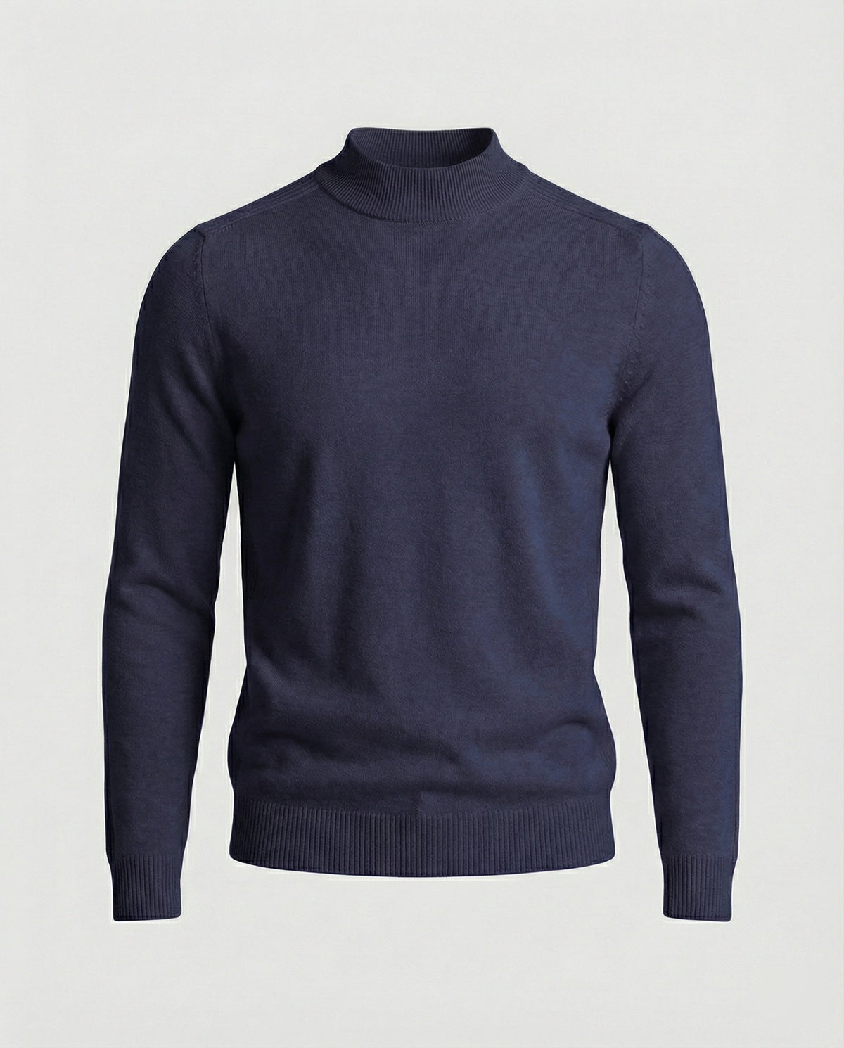 Eric | Men's Merino Wool Turtleneck Sweater - Classic Roll Neck Pullover