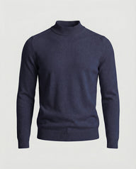 Eric | Men's Merino Wool Turtleneck Sweater - Classic Roll Neck Pullover