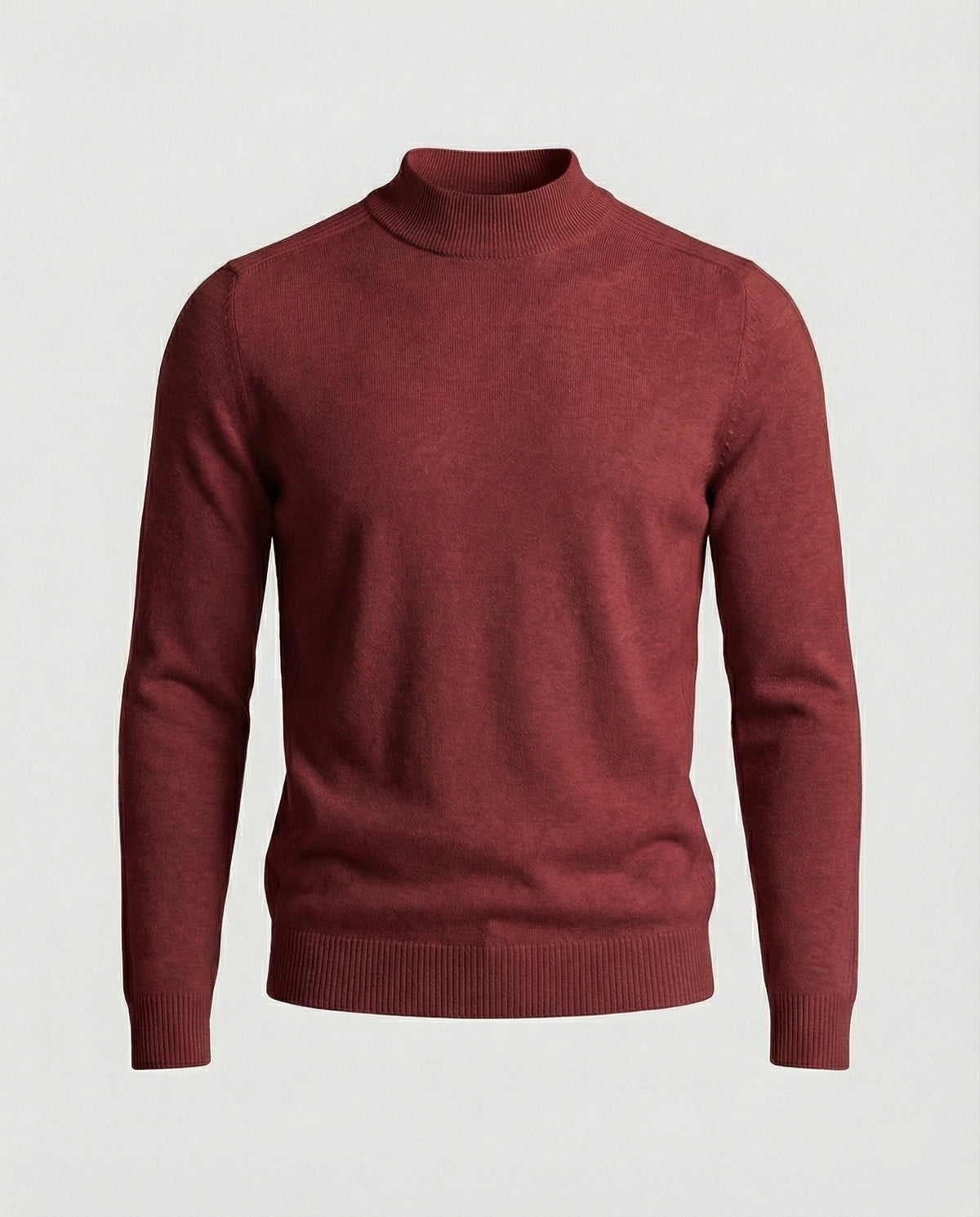 Eric | Men's Merino Wool Turtleneck Sweater - Classic Roll Neck Pullover