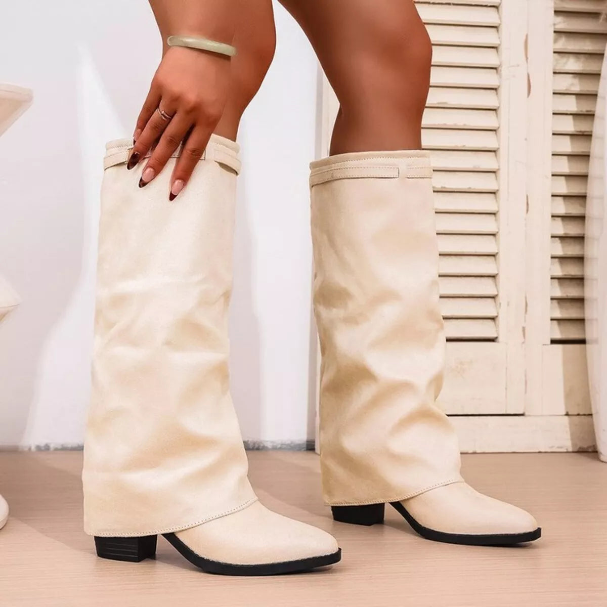 Sula Women's Suede Knee High Boots
