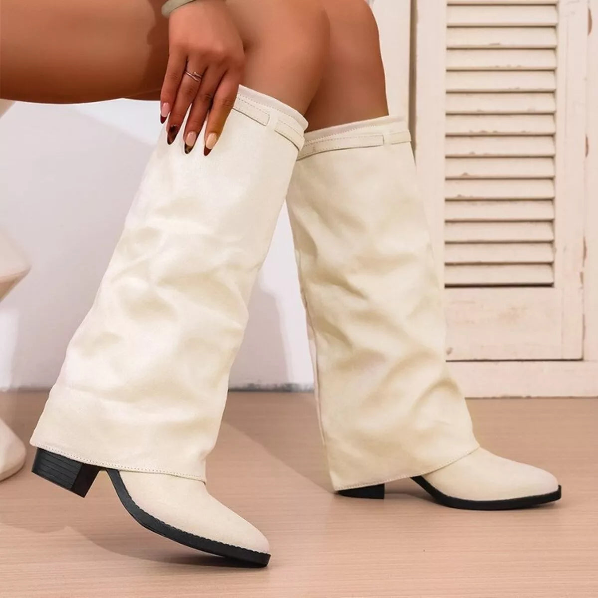 Sula Women's Suede Knee High Boots