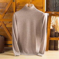 Shane | Men's Cashmere Turtleneck Sweater - 100% Cashmere Lightweight Knit