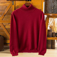 Shane | Men's Cashmere Turtleneck Sweater - 100% Cashmere Lightweight Knit