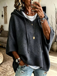Thea Women's Oversized Hoodie - Grey