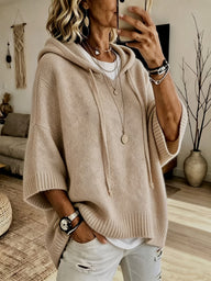 Thea Women's Oversized Hoodie - Khaki
