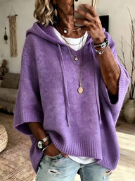 Thea Women's Oversized Hoodie - Purple