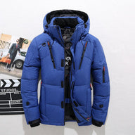 Troy | Men's Waterproof Winter Puffer Jacket - Hooded Fleece Lined Collar