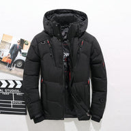 Troy | Men's Waterproof Winter Puffer Jacket - Hooded Fleece Lined Collar