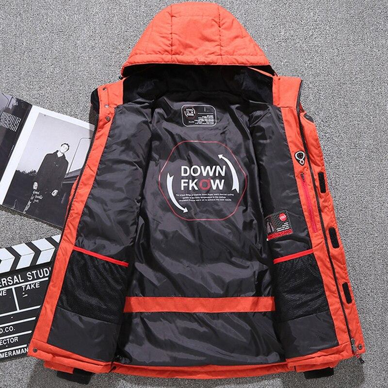 Troy | Men's Waterproof Winter Puffer Jacket - Hooded Fleece Lined Collar